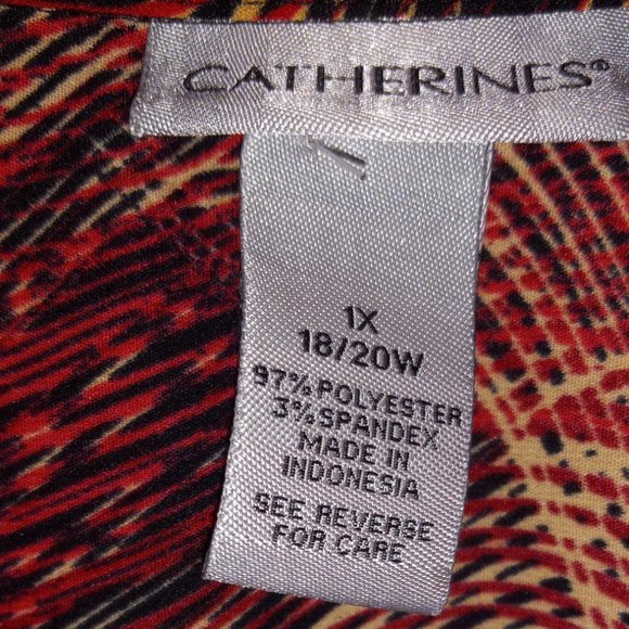 Woman's Blouse by Catherines size 18/20 1X button up comfort - Picture 5 of 5